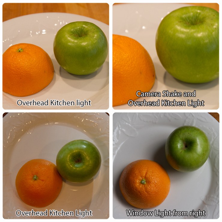 Kitchen Light vs. Window Light