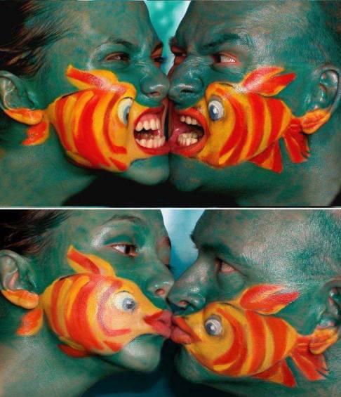 Orange Fish Two Ways