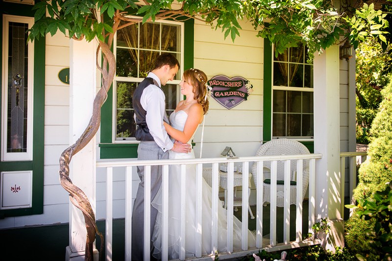 Private First Look before ceremony