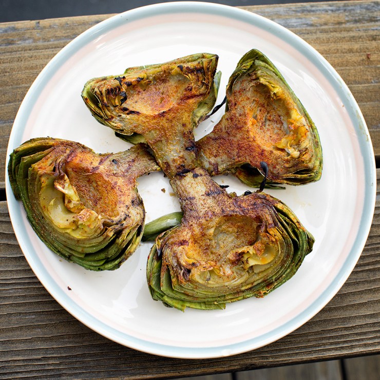 Badly styled artichokes