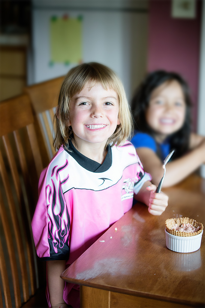 Good but I got grass in my teeth