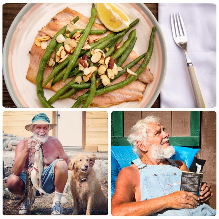 Ralph, Lacy and Yes!Chef!'s finished cooked trout.