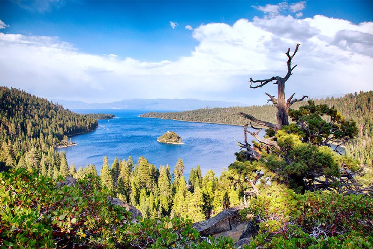 View from the top, overlooking Emerald Bay