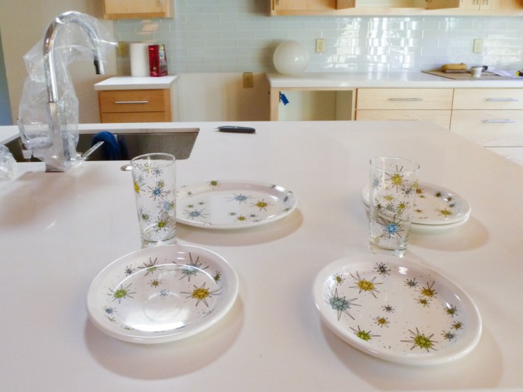 George Jetson inspired Mid Century Modern dinnerware