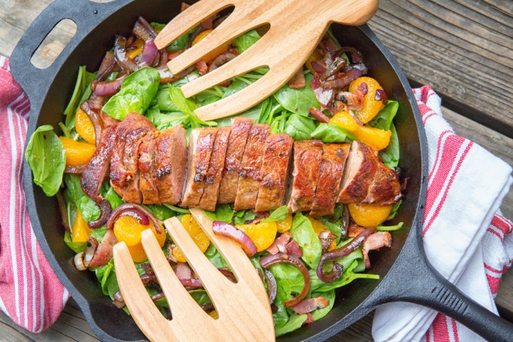 Serve it up in the skillet (clean it out first.)