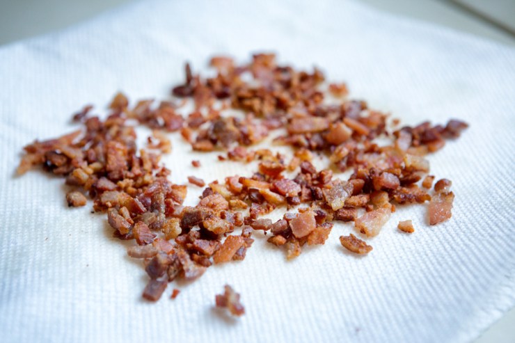 crisp up the bacon