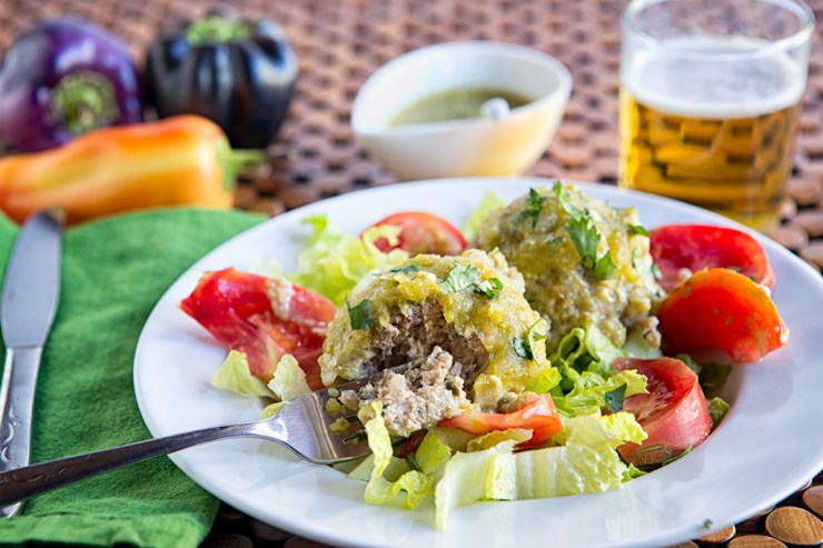 Serve with a cold beer