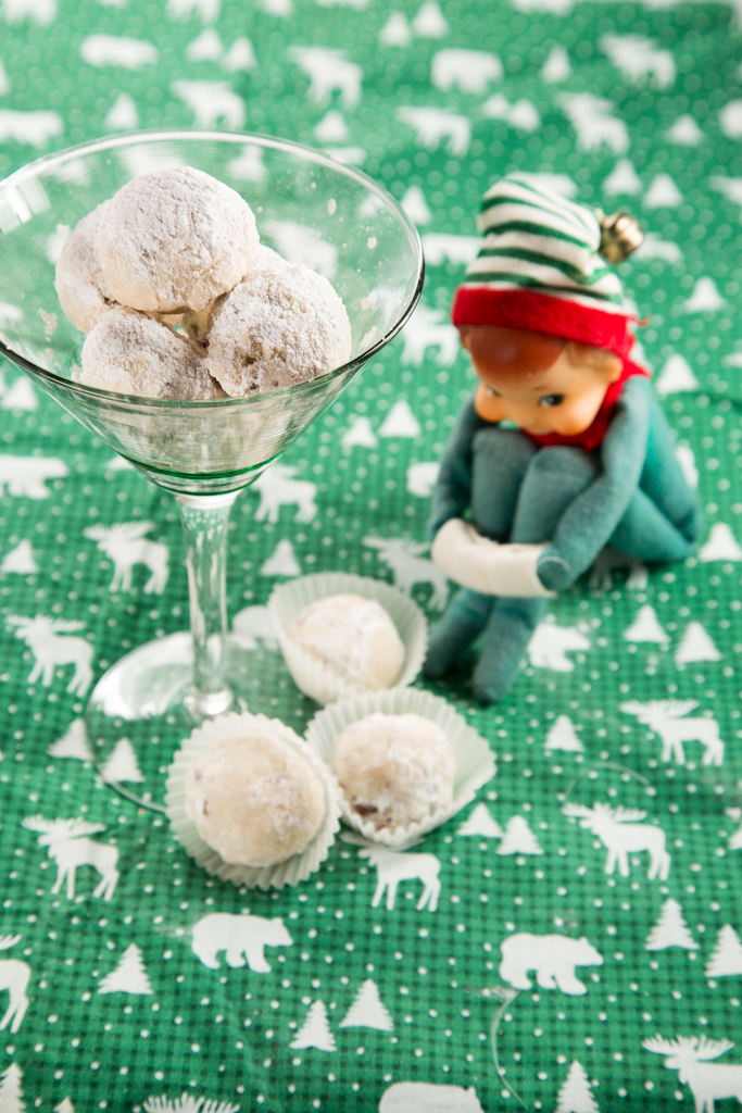 Elf contemplates goodness of Snowballs