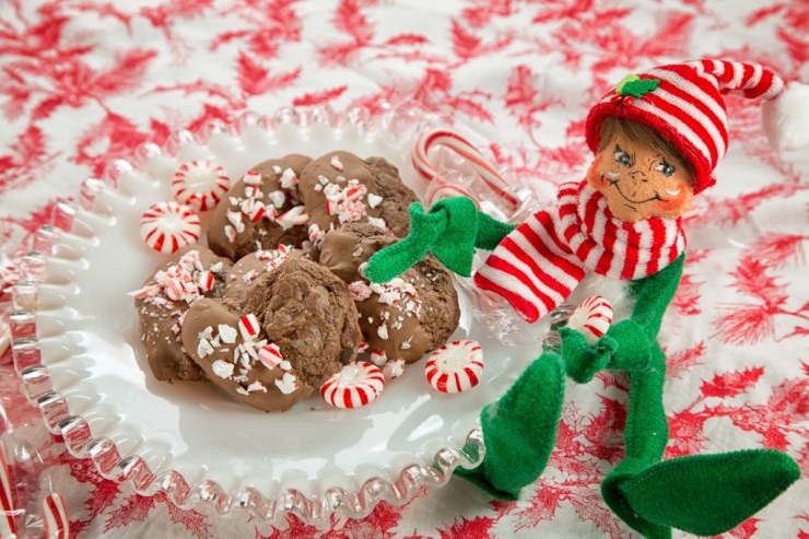 Peppermint Elf and Peppermint Chocolate Chip Cookies