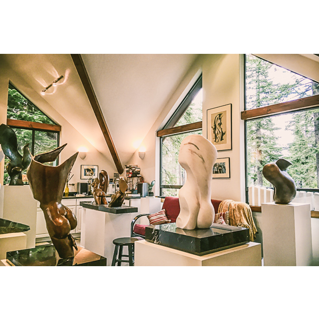 Sculptor David Foster's Studio
